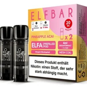 ELFBAR ELFA 2 Pods Pineapple Acai- 20mg/ml