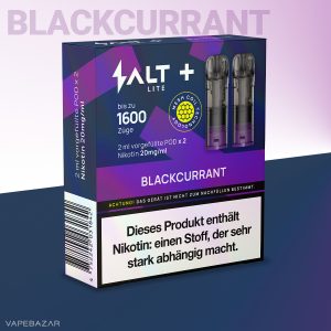 Salt+ Lite Pod – Blackcurrant (2er Pack)