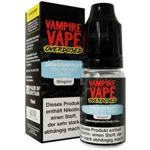 Vampire Vape Dragonfruit Raspberry Grape Overdosed Nikotinsalz Liquid